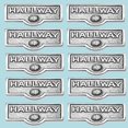 thumbnail image 2 of Switch Plate Tags "HALLWAY" Name Sign Label Chrome Pack of 10 Renovators Supply, 2 of 2