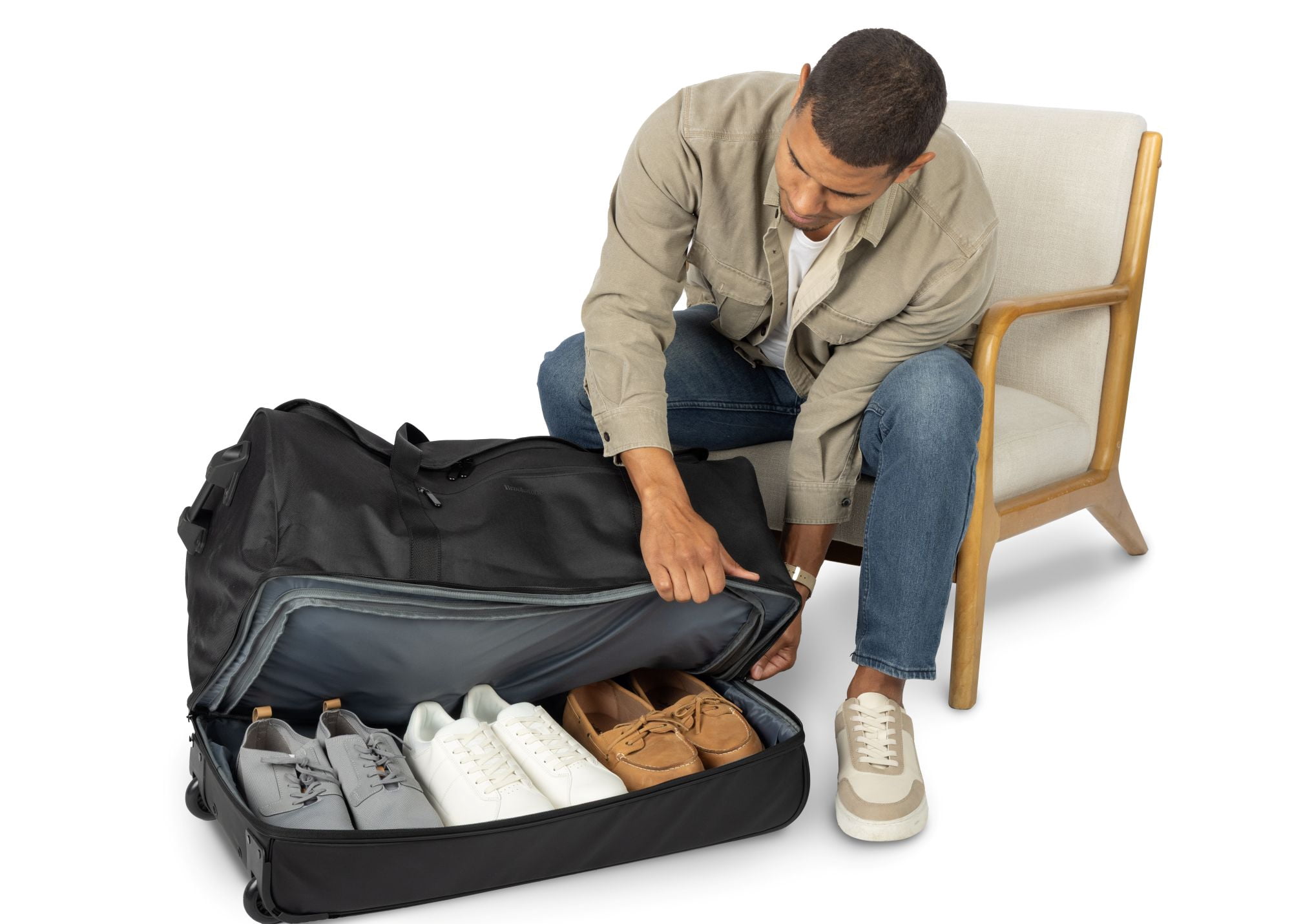 Brookstone 28" Wheeled Duffel Bag for All Seasons