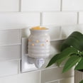 thumbnail image 3 of Candle Warmers Etc Pluggable Fragrance Warmer- Decorative Plug-in for Warming Scented Candle Wax Melts and Tarts or Fragrance Oils, White Farmhouse, 3 of 5