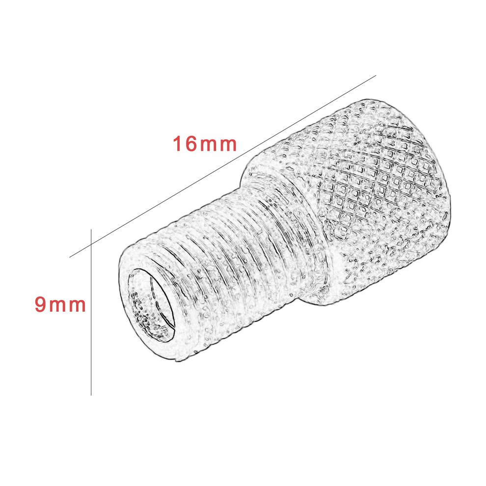 New Bike Bicycle Presta to Schrader Valve Adaptor Include Sealing Ring