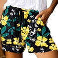 thumbnail image 2 of Birdeem Womens Fashion Printing Plus Size Rope Tie Shorts Yoga Sport Shorts, 2 of 6