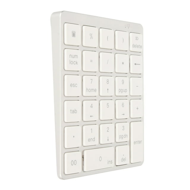 Numeric Keyboard, USB Rechargeable Wired Numeric Keypad for Almost Any Computer with USB, Waterproof Mini 28 Key Numeric Pad for IOS, for , for