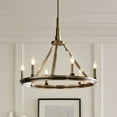 thumbnail image 2 of 52420BNB Kichler Lighting Emmala - 6 Light Medium Chandelier In Art Deco Style-24 Inches Tall and 26.75 Inches Wide     -Traditional Installation, 2 of 8