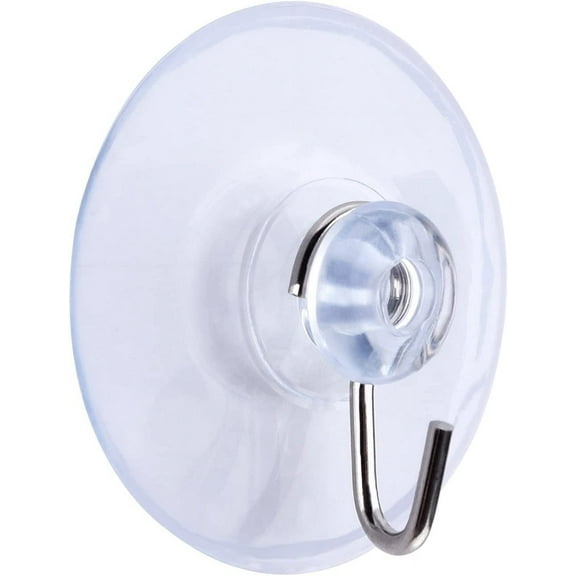 Mini Suction Cups with Metal Hooks 25 pack