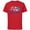 Red, variant on Star Wars: Visions Logo - Short Sleeve Cotton T-Shirt for Adults - Customized-Navy
