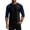 Navy&11Q0616, variant on Fabrcox 3/4 Sleeve Shirt Men Raglan Crew Neck Baseball Shirt Men Color Block Breathable Going Out Gym Workout Shirt Men XXXL