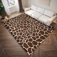 thumbnail image 2 of Addison Rugs Addison Safari Giraffe Animal Print Area Rug 9' x 12' - Coffee - Rectangle, 2 of 9
