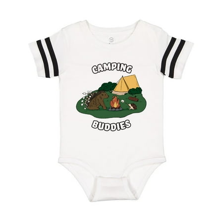

Inktastic Camping Buddies-Hedgehog and Porcupine Gift Baby Boy or Baby Girl Bodysuit
