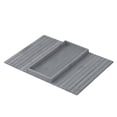 thumbnail image 4 of Bandeja para brazo de sofá de madera, espaciosa, rectangular, multiusos, plegable, base antideslizante para aperitivos, bebidas y control remoto. gris, 4 of 8