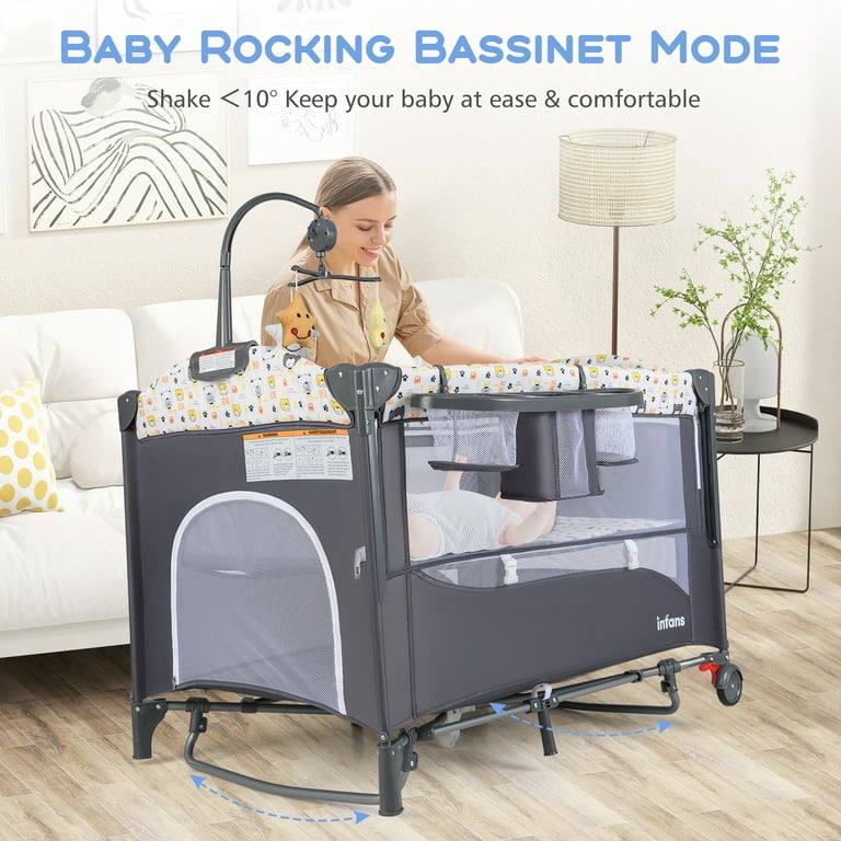 ●専用●The Wannadies&Cribs&Coral 3枚セット Amazon.com : Costzon 3 in 1 Pack and Play with Bassinet