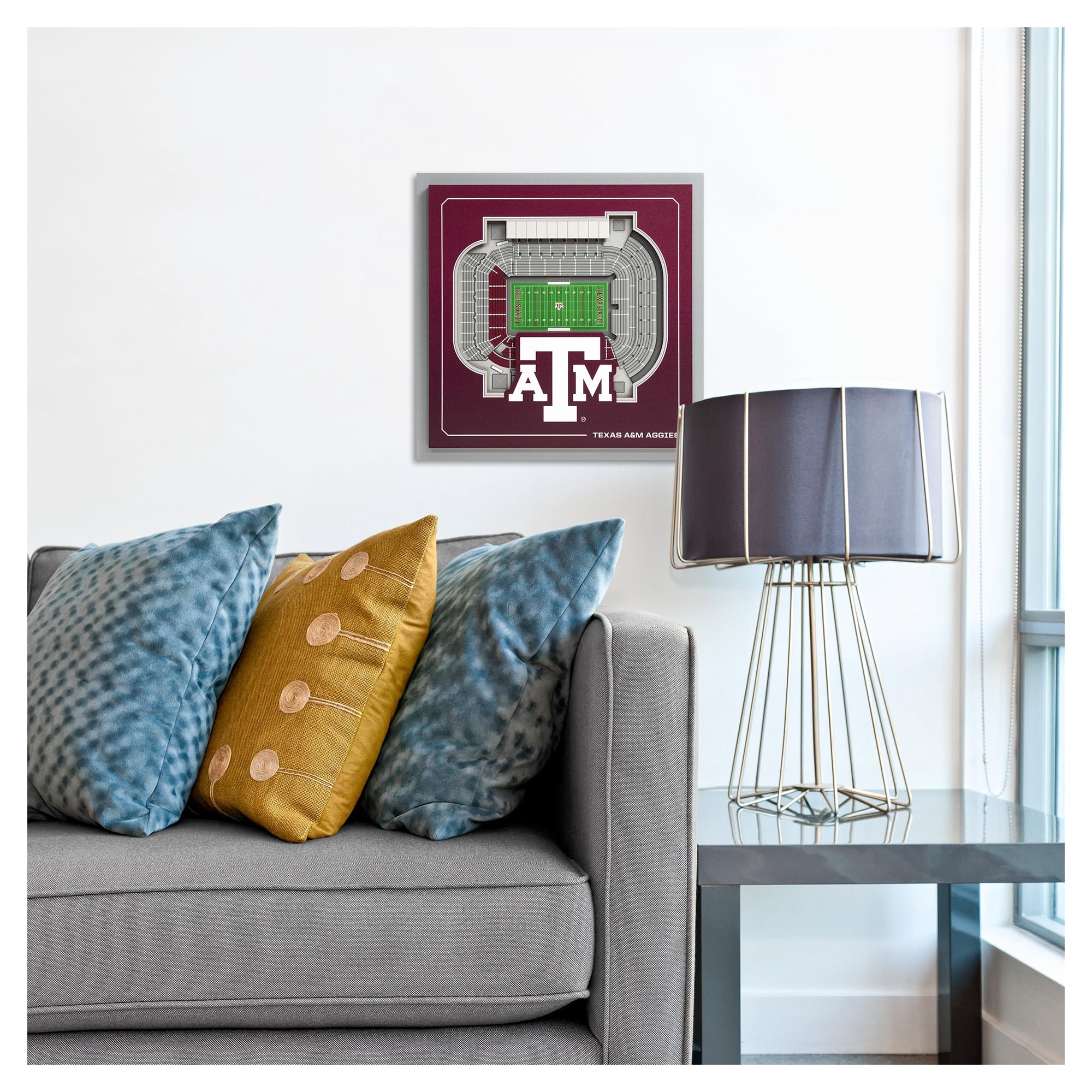 IDNA Texas A&M Aggies 12" x 12" Stadium Series 3D Wall Art