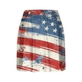 thumbnail image 5 of QATAINLAV Plus Size 4th of July Skort, Women 2025 Summer Fake Two Piece Yoga Shorts American Flag Patriotic Tennis Skirts Multicolor S, 5 of 6