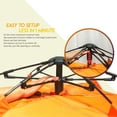 thumbnail image 2 of Glarewheel  4-Person Pop Up Tent, Orange, 2 of 7