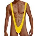thumbnail image 1 of Honeeladyy Summer ice silk men's underwear Men's Fashion Pullover Attractive Underwear Bib Overalls, 1 of 4