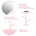 thumbnail image 4 of Cute Rotatable Makeup Mirror, Tabletop Vanity Mirror, For Girls Women Cat Ear Pink, 4 of 8