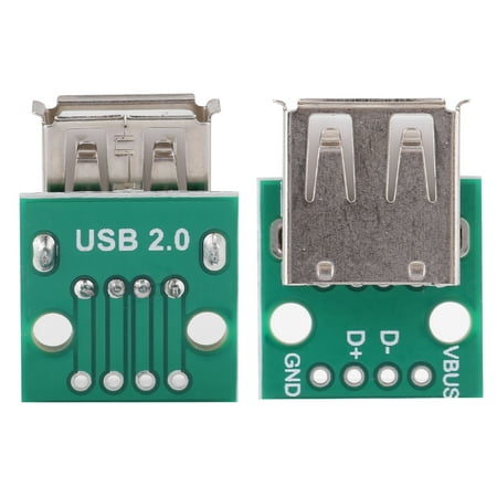Vbus, D+, D- And Gnd USB Type A Breakout Board, 10Pcs USB Female