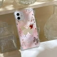 thumbnail image 2 of Pink Butterfly Phone Case Compatible with iPhone 11 Case, Cute Kpop Phone Case, Pink Gradient Mirror Butterfly Phone Cover for Women Girls, 2 of 12