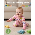 thumbnail image 4 of PATPAT Pijamas para Bebé 2-Pack de Bambú Antideslizantes 3-6 Meses, 4 of 8