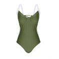 thumbnail image 4 of One Piece&nbsp;Swimsuit&nbsp;Women,Women's Suspender Abdominal Swimsuit V-neck Strap Back Swimsuit,Tummy Control&nbsp;Swimsuits for Women, 4 of 9