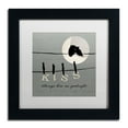 thumbnail image 2 of Trademark Fine Art "Moon Lovers II" Canvas Art by Pela Studio, White Mat, Black Frame, 2 of 5