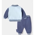thumbnail image 4 of Futezty Toddler Boys Girls Clothes Fall Winter Outfit Sets, Set For Kids Long Sleeve Crew Neck Cute Stretch 6M 12M 18M 2T 3T 2 Pcs Sweatshirt Tops and Pants, 4 of 8