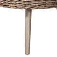thumbnail image 5 of Pemberly Row Gray Seagrass and Acacia Wood 2-Piece Dining Nook Set, 5 of 9
