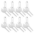 thumbnail image 1 of Miangastore 8 Pcs Fourche Divot de Golf Professionnelle Outil de Réparation Divot de Golf Portable pour Entraînement de Golf, 1 of 9