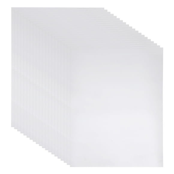 Uxcell 20Pcs Clear Plastic Bags 20" x 14" Zipper Resealable Lock Bags 4mil Small Reclosable Poly Bags for Small Business, Jewelry, Storage, Packaging