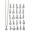thumbnail image 4 of Uilita CZ Necklace for Women,Men's Iced Out Miami Chains Hip Hop Necklaces,For Rapper Initial Letter Necklaces Body Jewelry Birthday Gifts, 4 of 4