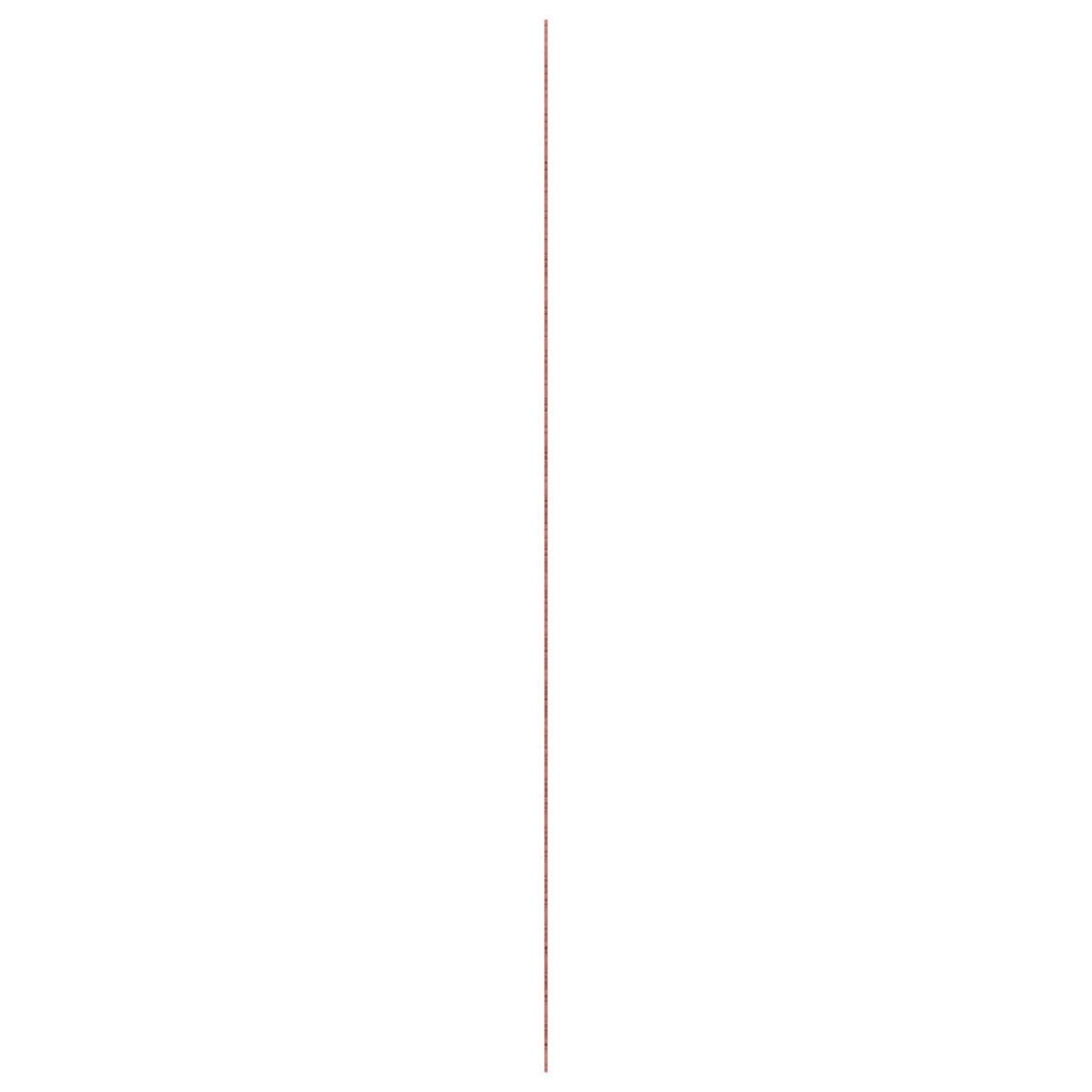 Ekena Millwork 47"H x 1/8"T Pomeroy Adjustable Acrylic Decorative Slat Wall Panel Kit, Rose Gold Mirror (contains 12 Slats)