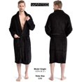 thumbnail image 4 of Men's Soft Plush Fleece Classic or Hooded Robe with Front Pockets, 4 of 7