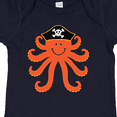 thumbnail image 4 of Inktastic Pirate Octopus Kids Funny Boys or Girls Baby Bodysuit, 4 of 5