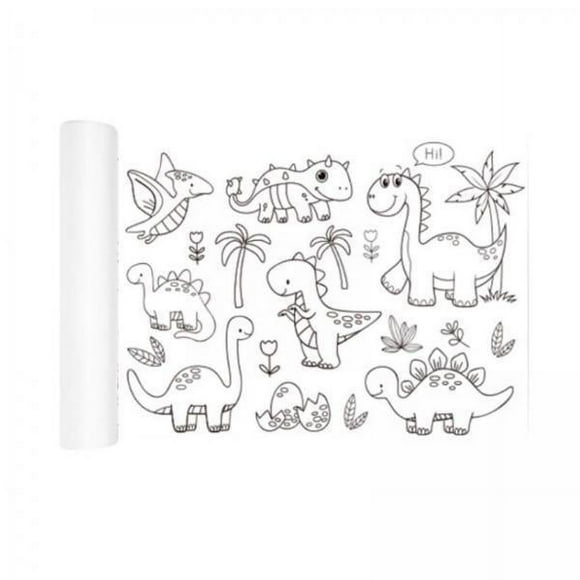 3 Rollos De Dibujo Para Niños, Juguetes Educativos, Regalo, Papel De Pintura Para Colorear Para Niños,