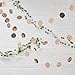 thumbnail image 3 of Ginger Ray Rose Gold Metallic Garland Bunting for Weddings or Parties - Beautiful, 3 of 4