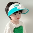 thumbnail image 3 of Mdesiwst Summer Children Sun Hat with Mini Cooling Fan Empty Top Wide Brim Visor Hat Hiking Travel Sunscreen Hat Girls Boys Outdoor Sun Protection Accessories, 3 of 7