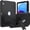 Black+Black, variant on For Apple iPad A16 Case 11 inch 2025 Heavy Duty Shockproof Military Stand Cover