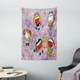 thumbnail image 1 of Birthday Decorations for Kids Tapestry, Happy Children Cake Presents Bears Stars on Purple Backdrop, Wall Hanging for Bedroom Living Room Dorm Decor, 40W X 60L Inches, Multicolor, by Ambesonne, 1 of 2