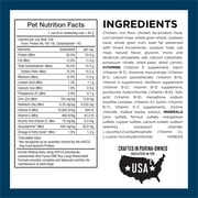 Purina One +Plus Dry Dog Food for Large Adult Dogs High Protein, Real Chicken, 16.5 lb Bag