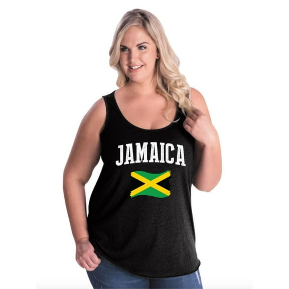 NIB - Women's Plus Size Tank Top - Jamaica Flag