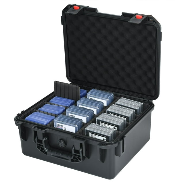 Card Case Storage for Graded Sports Cards - PSA Baseball, Basketball, Football Trading Card Holder, Waterproof Protective Organizer Box for Zion, Slab, Top Loader, Magnetic (H