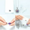 thumbnail image 2 of Cremation Jewelry for Ashes - Lotus Flower Ashes Pendant Necklace with Mini Keepsake Urn Memorial Ash Jewelry, 2 of 5