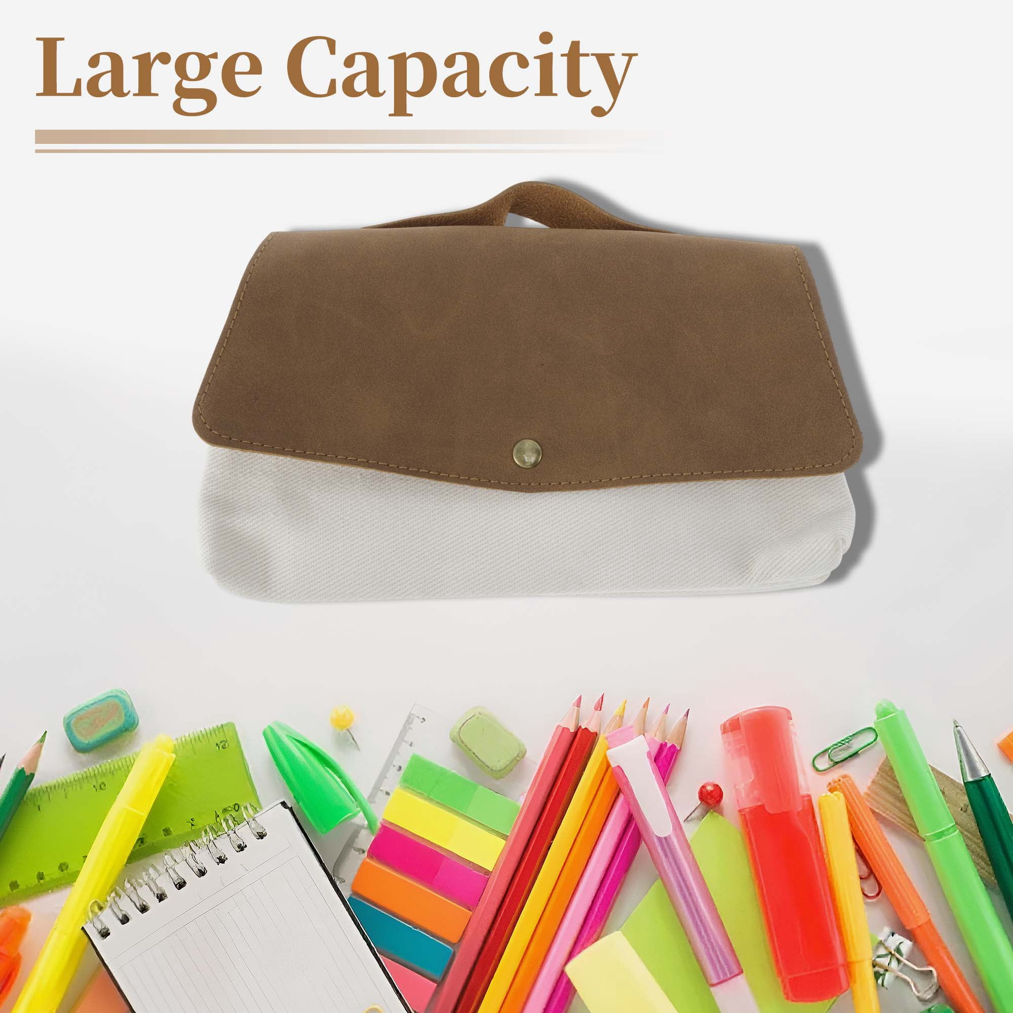 Unique Bargains Two-Tier Hand Carry Style Organizer Beige, Brown