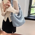 thumbnail image 2 of Kukuzhu Puffer Tote Bag for Women Cloud Bag Large Crossbody Bag Bubble Hobo Bag Cute Quilted Shoulder Bag, 2 of 6