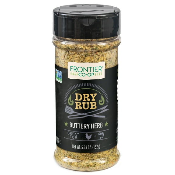 Frontier Co-op Buttery Herb Dry Rub, 5.36 oz