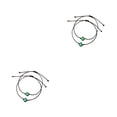 thumbnail image 2 of Minnieouse 2 Pack Girl Matching Bracelets Adjustable Hand Set Popular Jewelry Female Hand-made Chain Accessories Wrist for Girlfriend Wear Negro 2piezas, 2 of 6