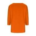 thumbnail image 4 of LiMoi Womens Summer Tops Dressy Casual Plus Size Womens 3/4 Sleeve Tops and Blouses Plus Size Tops Plain T Shirts for Women Get it Fast, 4 of 6
