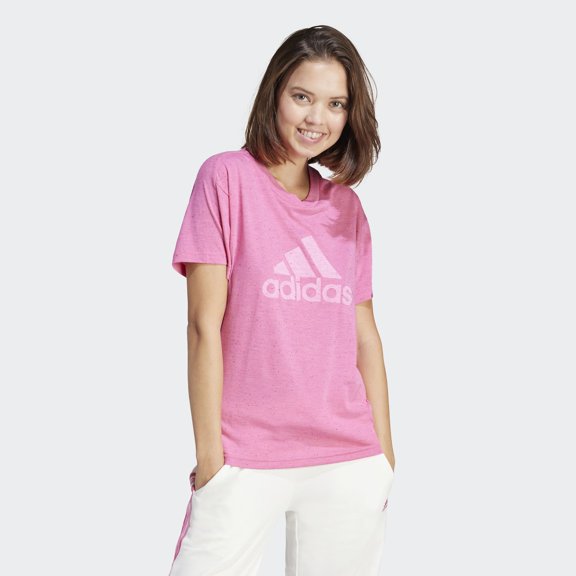 Women's adidas Future Icons Winners 3.0 Tee Color: Pulse Magenta Size: X SMALL