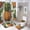 Pineapples 2, variant on Bathroom Rugs Sets 4 Piece with Shower Curtain, Pineapples Pattern Printed on Shower Curtain Set with Rugs and Accessories, Great for Master Bath Beach House Modern Home, 72 x 72 inches