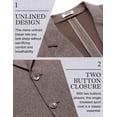 thumbnail image 4 of COOFANDY Men's Linen Blazer Casual Lightweight Two Button Sport Coats Formal Business Suit Jacket Unlined Blazer, 4 of 6
