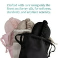 thumbnail image 4 of Satavi Naturals Mulberry Silk Eye Mask with Ear Plugs & Bag - Light Blocking Sleep Mask, Black, 4 of 7